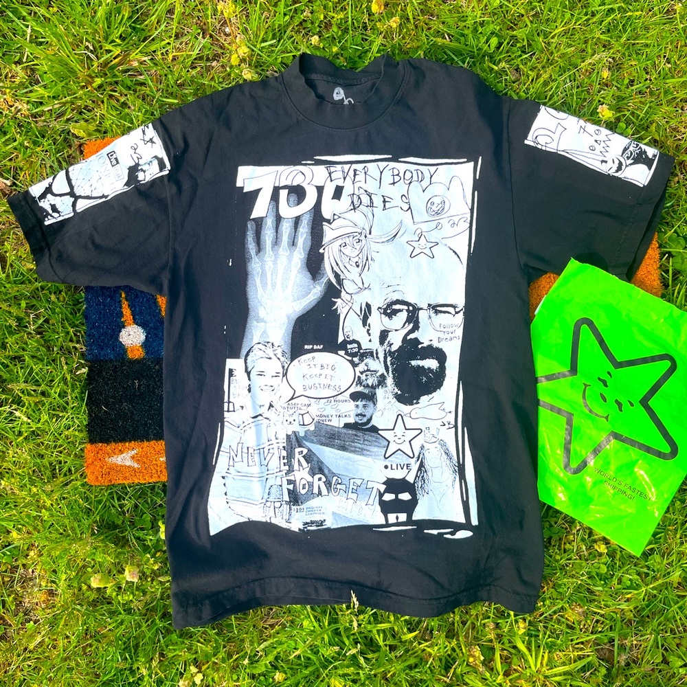 Asspizza Stream Tee Size Medium